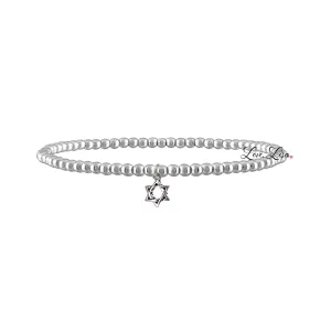 3MM Open Star of David Bracelet