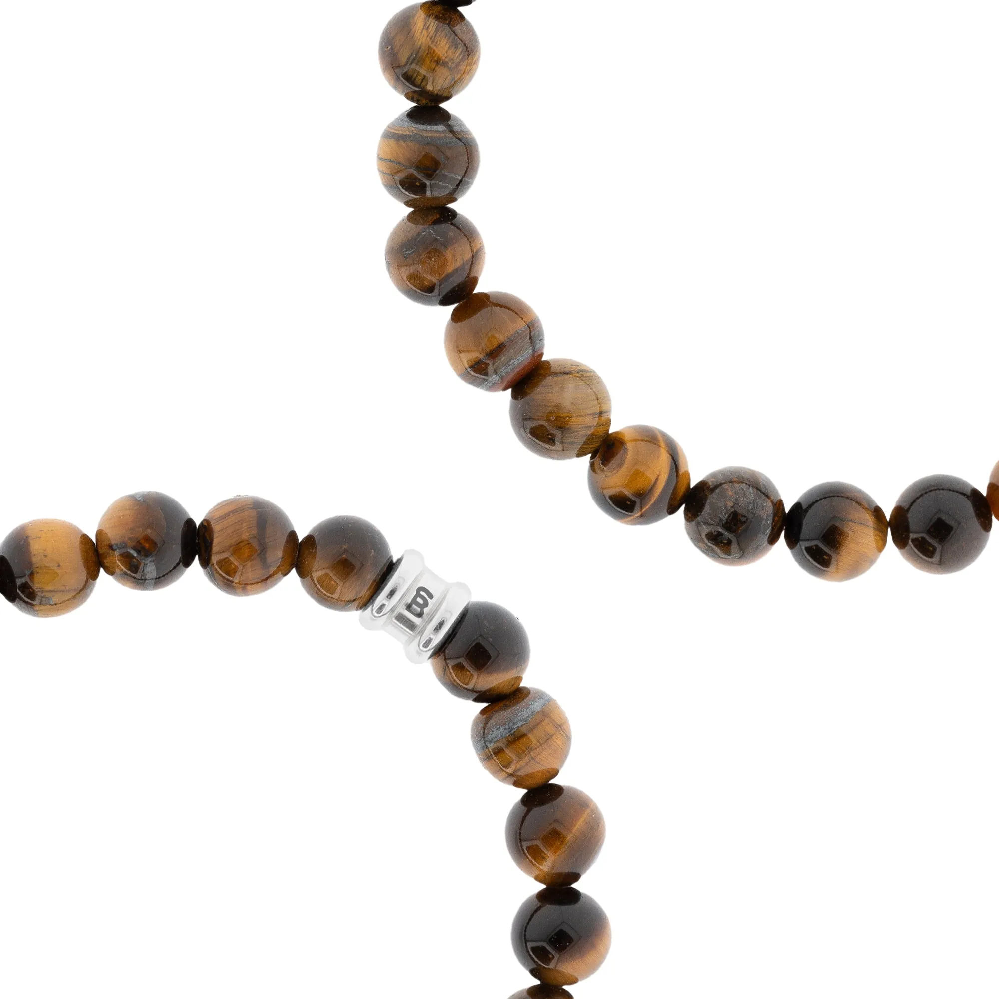 8mm Round Gemstone Bracelet Tiger Eye SBB/013M