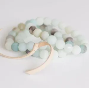 Amazonite Beaded Bracelet Set