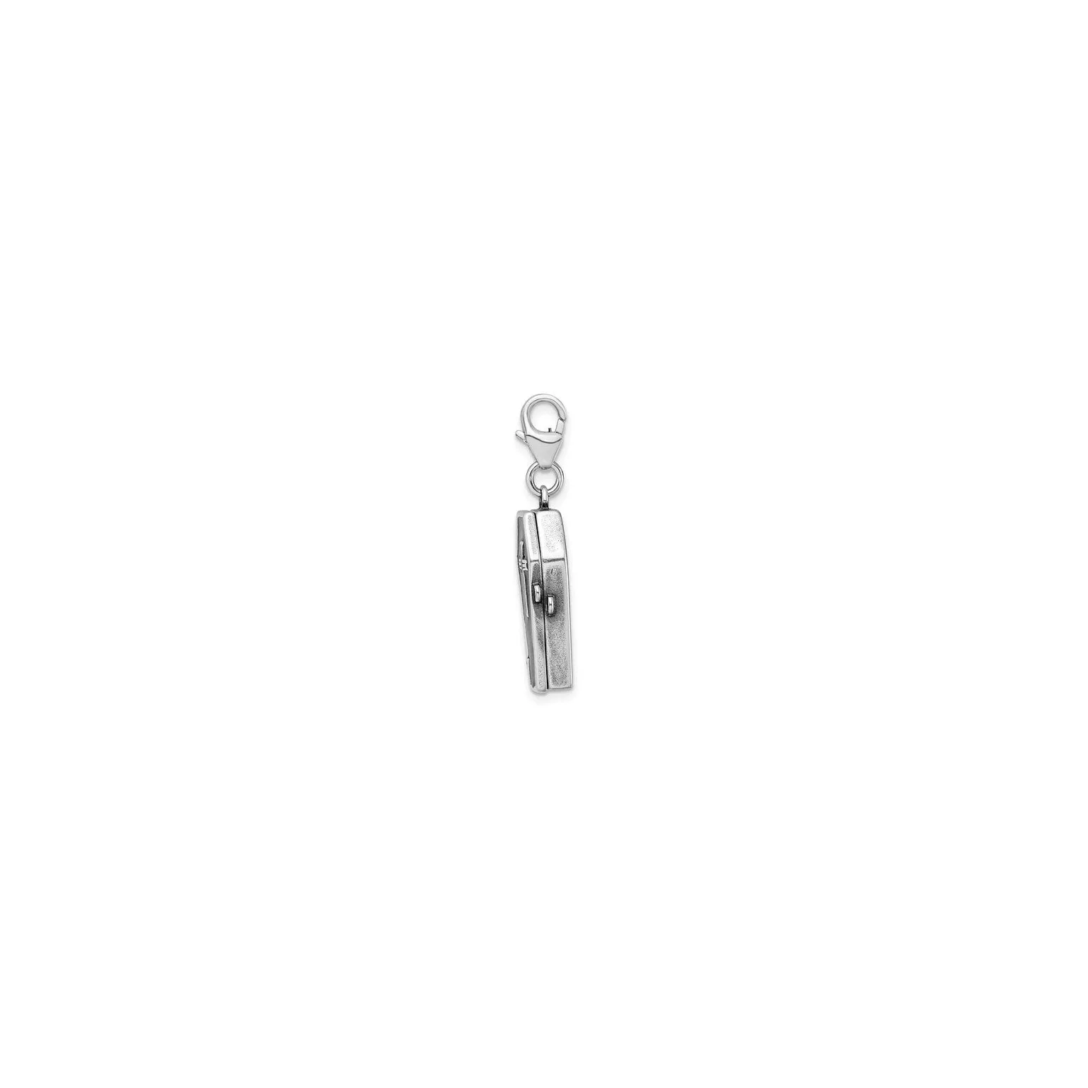 Antique Skeleton-in-Casket Pendant (Silver)