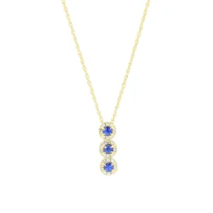 Aoki Sapphire and Diamond Necklace