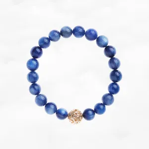 Auspicious Beaded Kyanite Bracelet