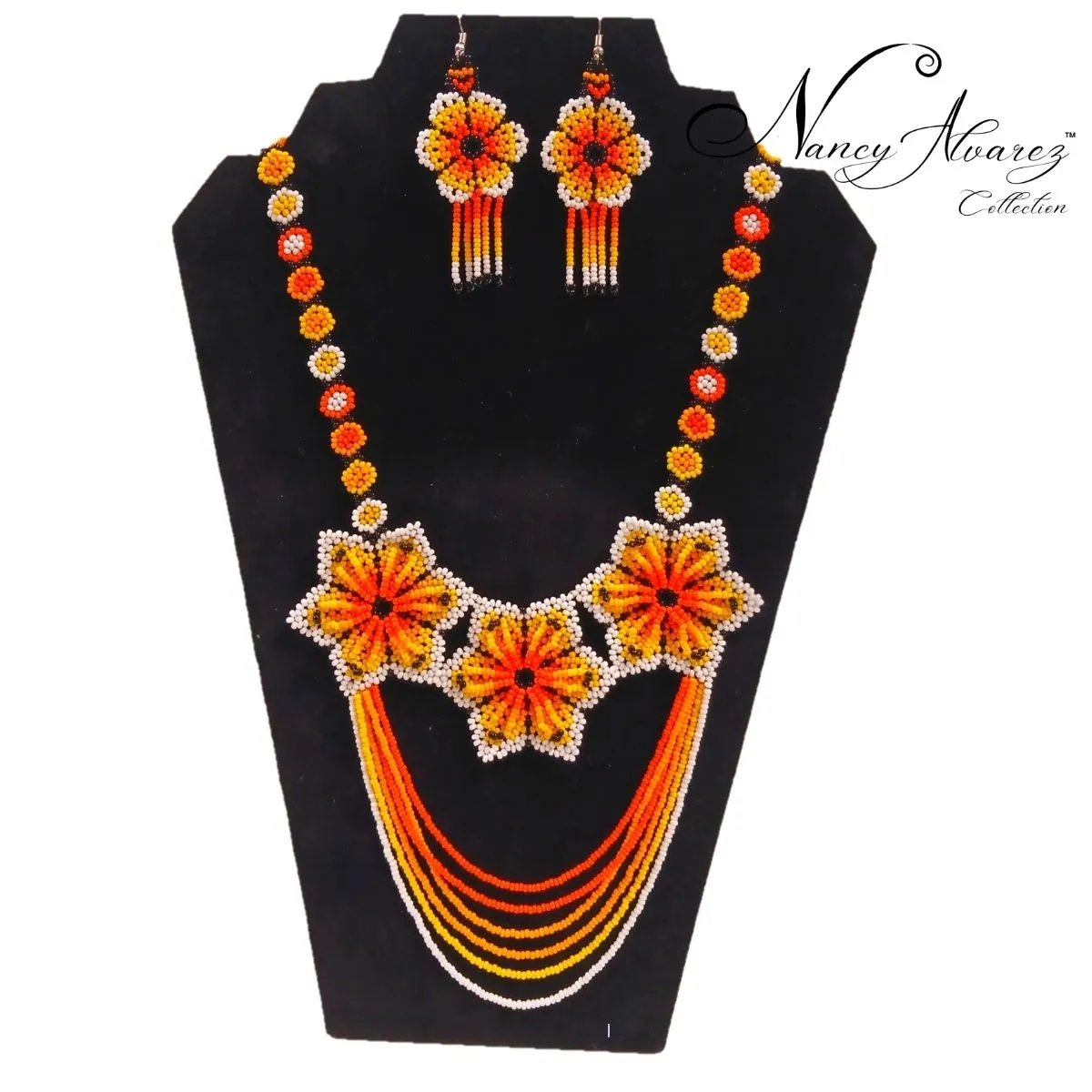 Beaded Jewelry Set - NA-OV-1001-Y