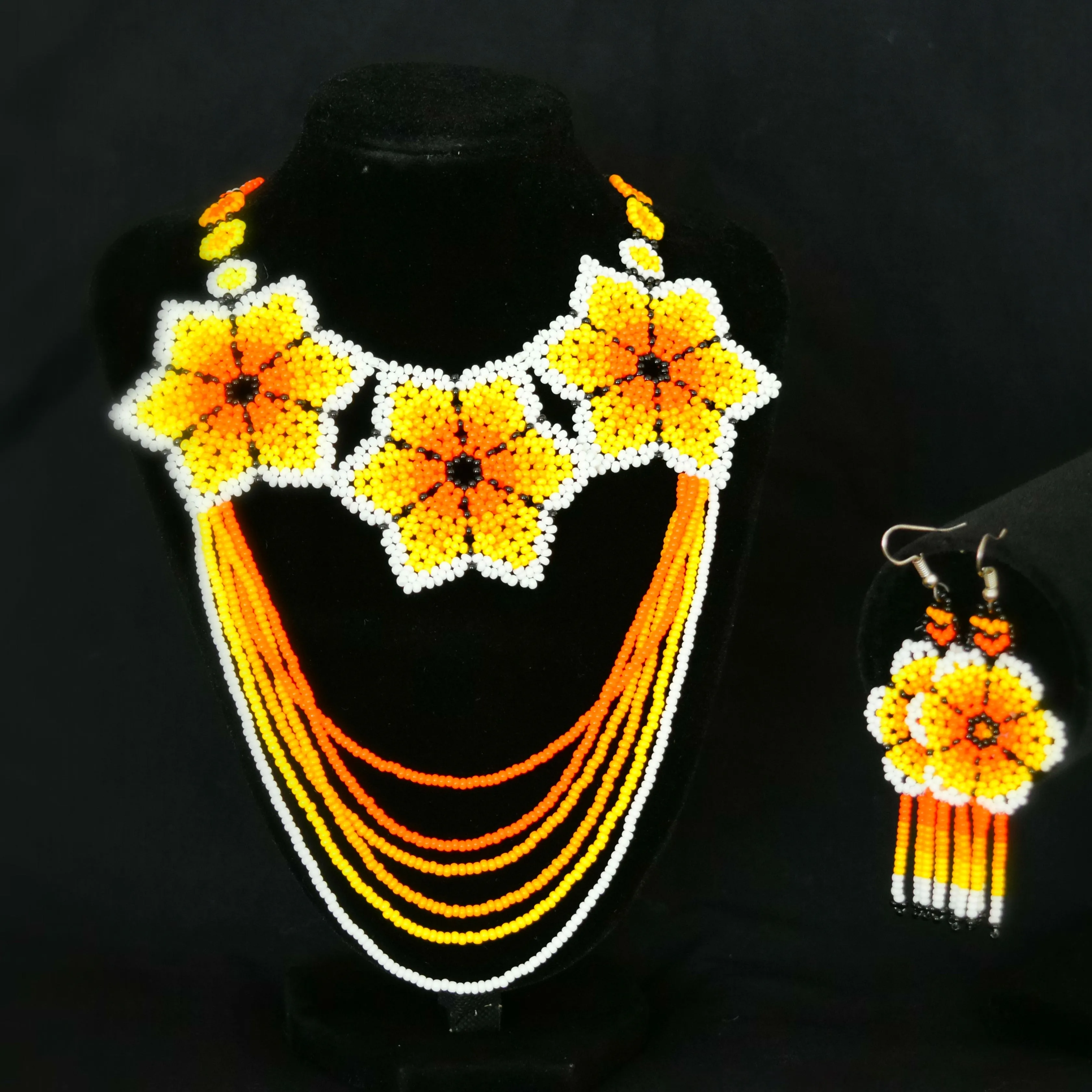 Beaded Jewelry Set - NA-OV-1001-Y