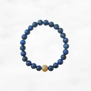 Beaded Kyanite Lotus Bracelet