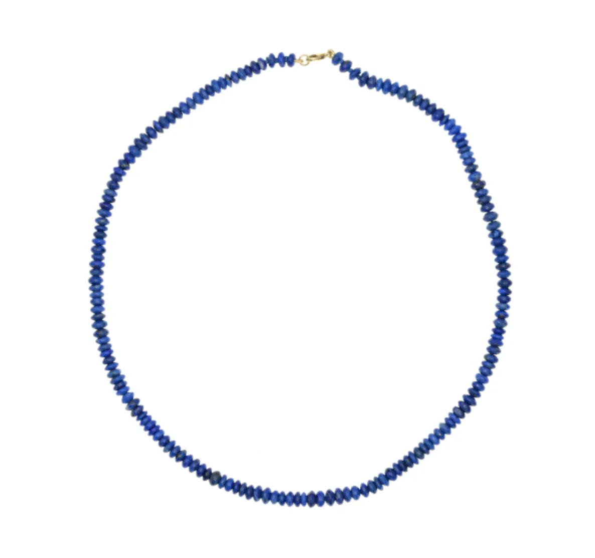 beaded mini lapis necklace