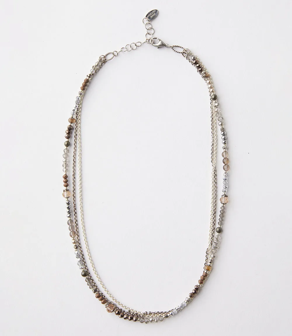 Beaded Multistrand Necklace