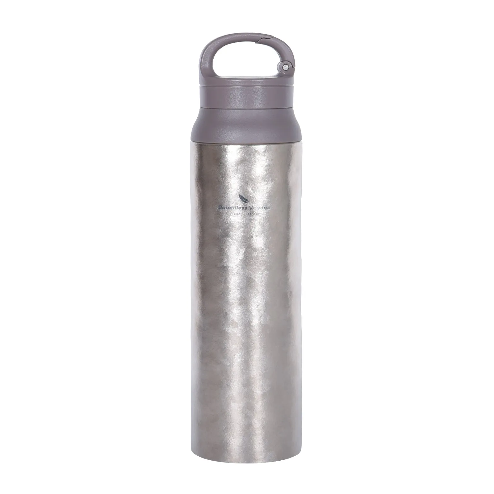 Boundless Voyage Titanium Water Bottle Vacuum Insulated Flask with Lid Water Jug, Keeps Hot or Cold (27oz/800ml)