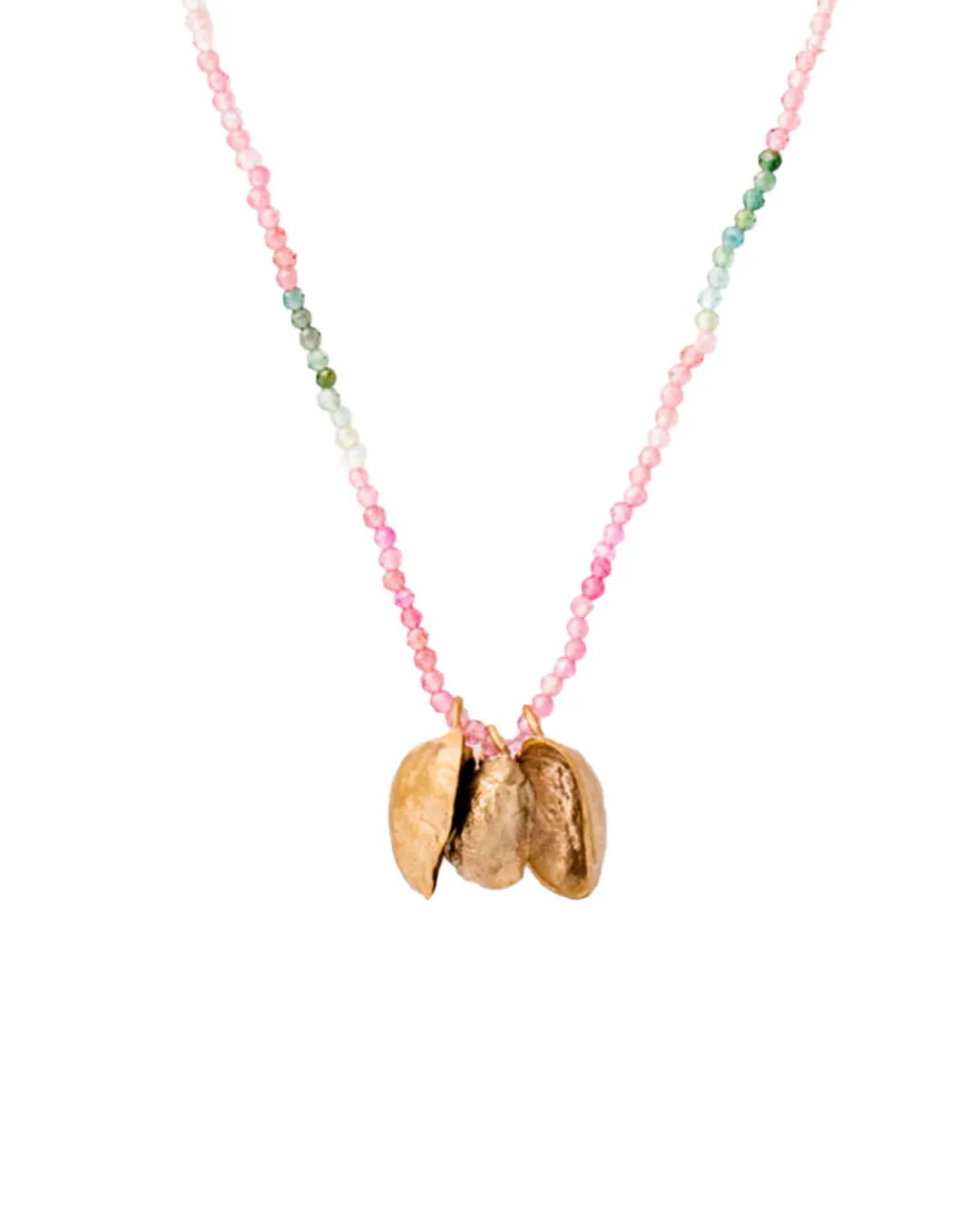 Bronze Pistachio necklace