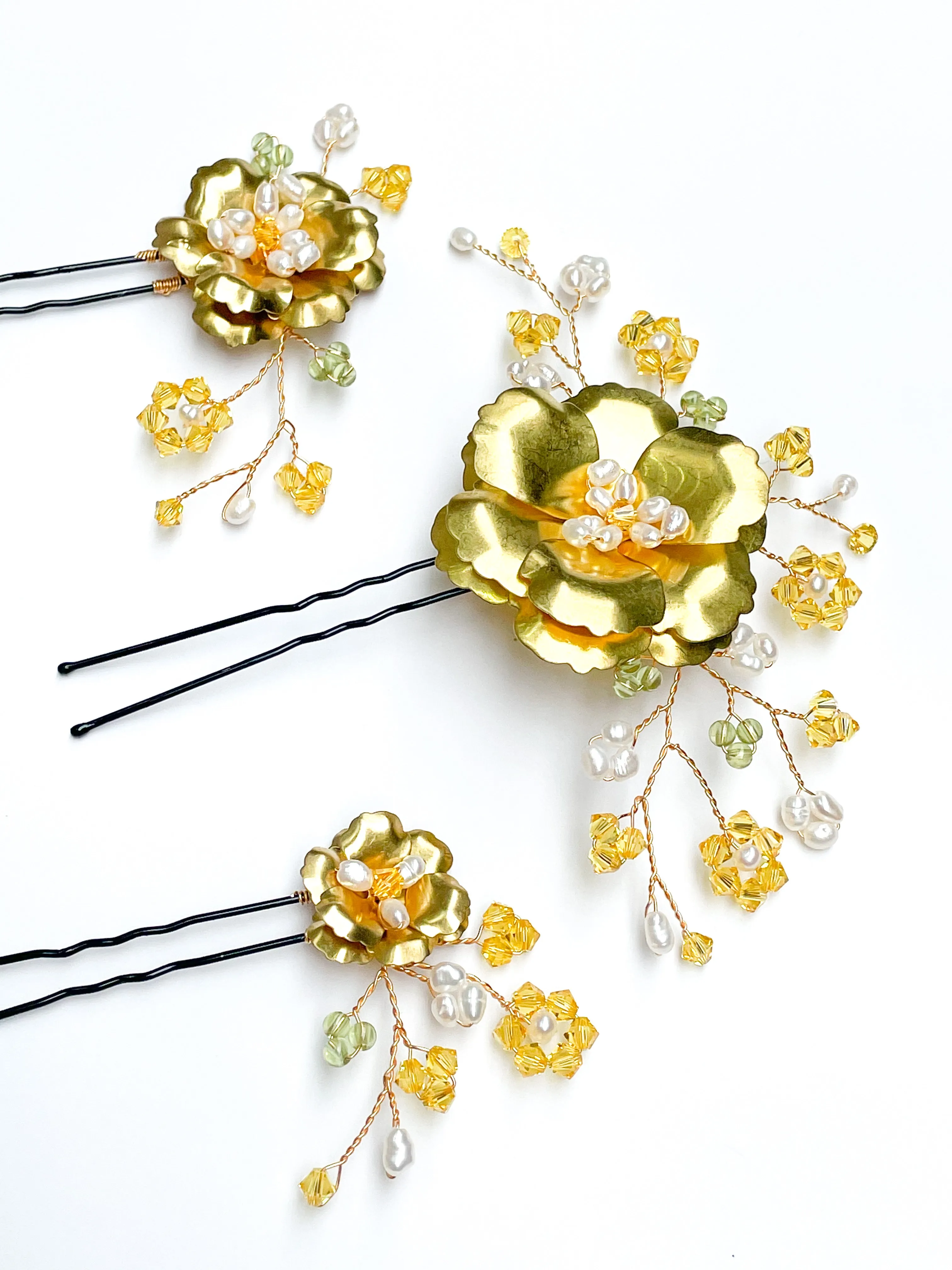 Buttercup Hairpins