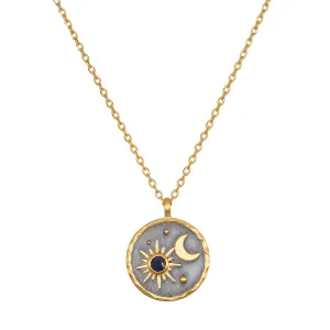 Celestial Birthstone Necklace - September