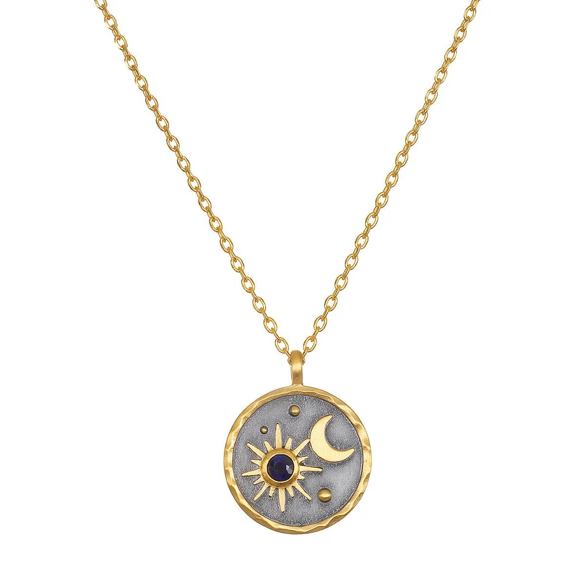 Celestial Birthstone Necklace - September