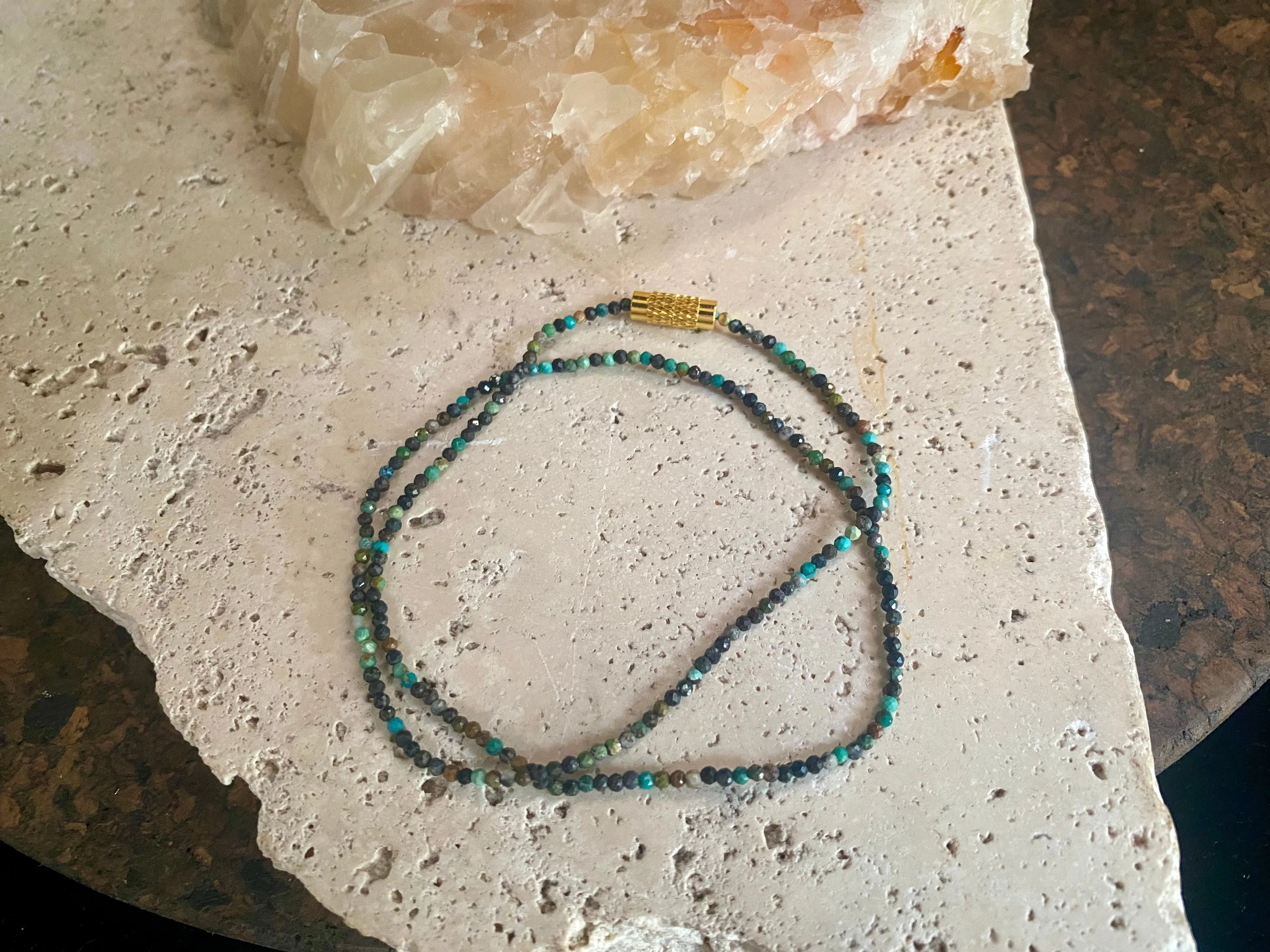 Chrysocolla Choker Necklace