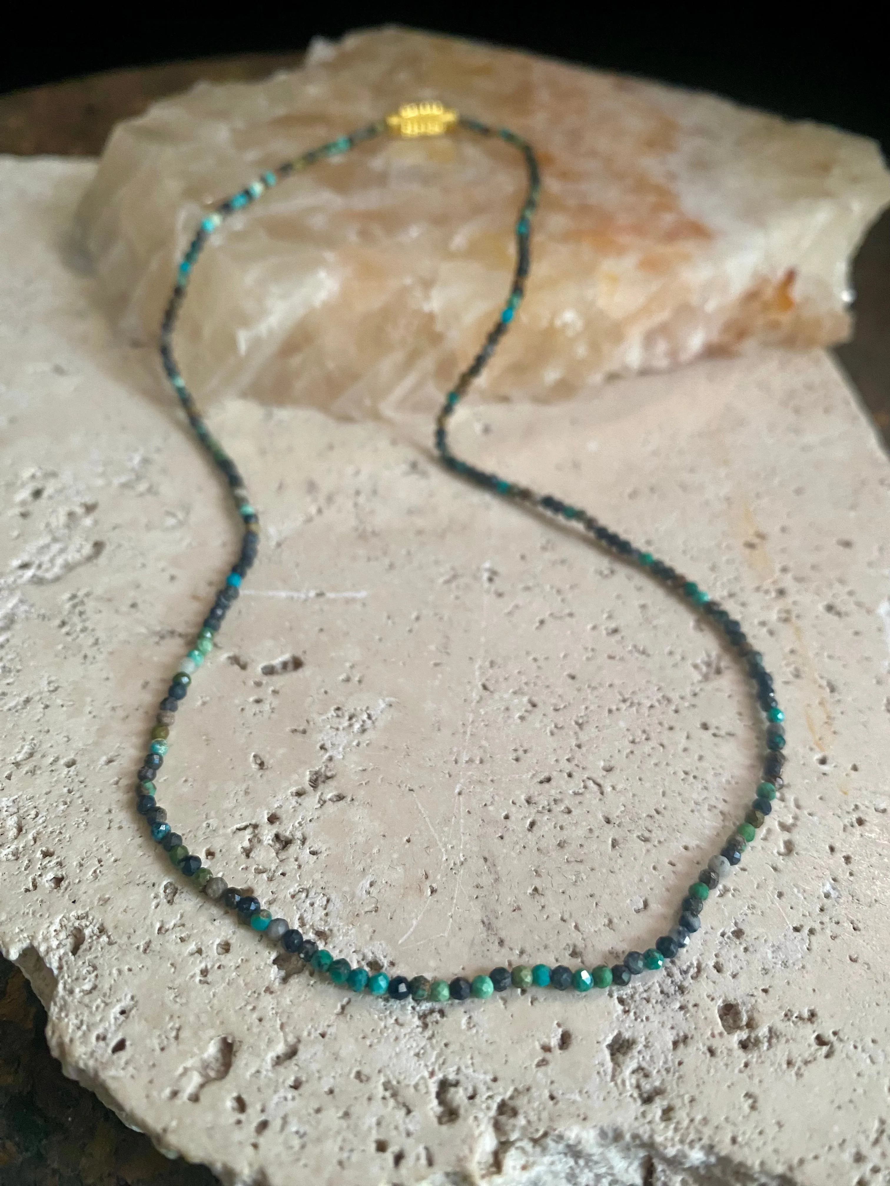 Chrysocolla Choker Necklace