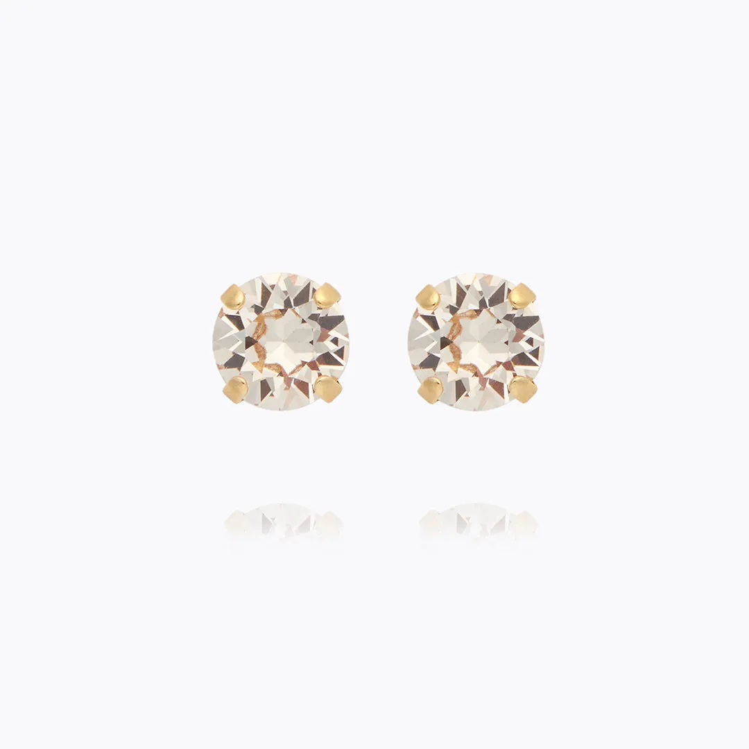 Classic Stud Earrings / Silk