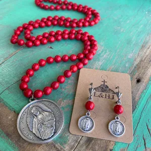 Clothed in Sun Necklace and Earrings