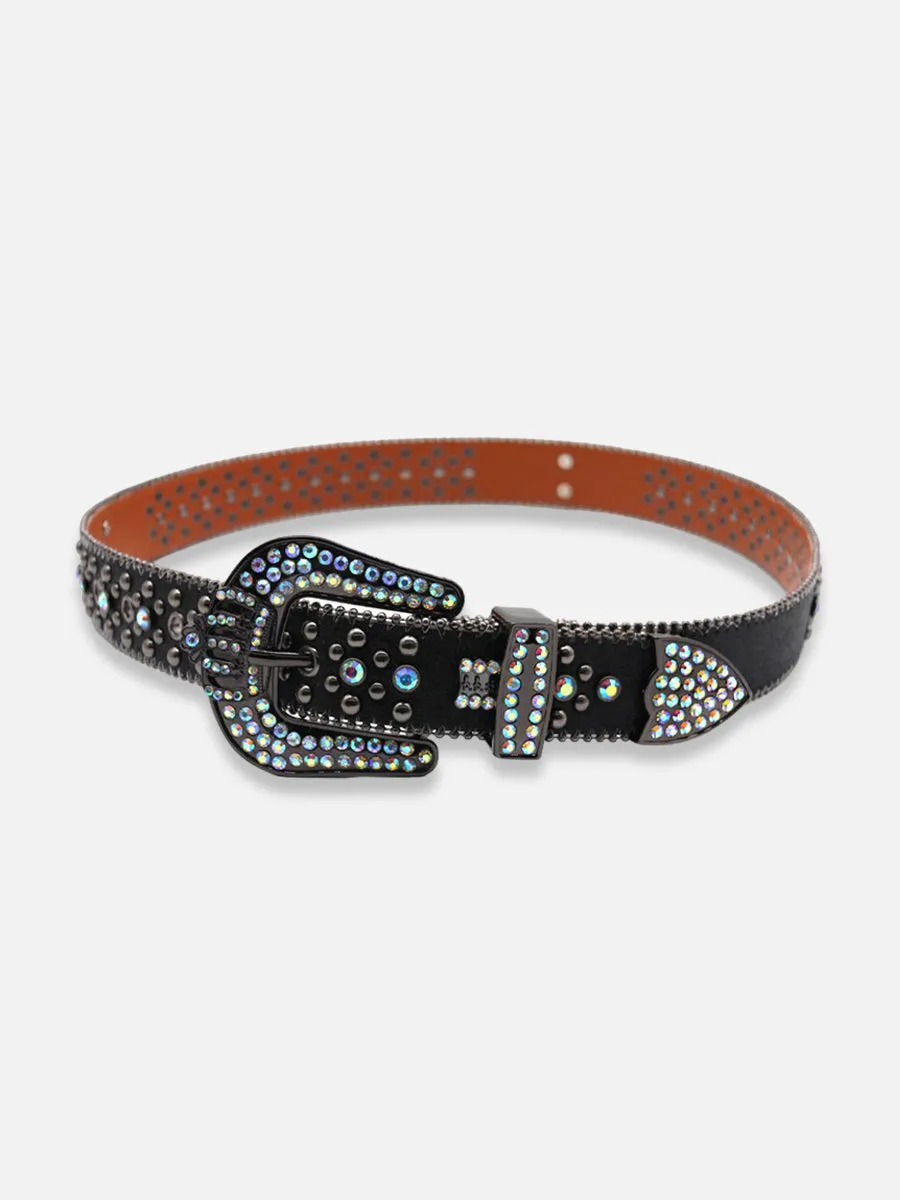 Crown Rhinestone Belt