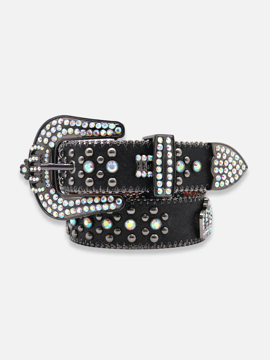 Crown Rhinestone Belt