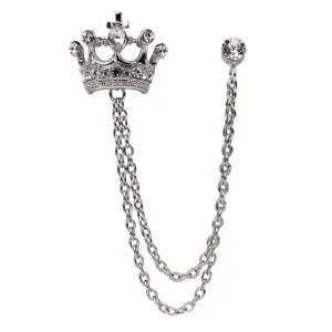 Crown Tassel Pin