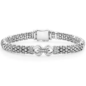 Derby Caviar Buckle Diamond Bracelet | 6mm