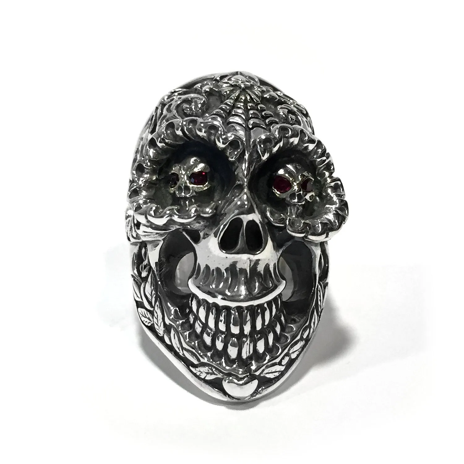 Dia de los Muertos Master Skull Ring Stones