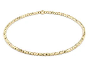 E Newton egirl Classic Gold Bead Bracelet