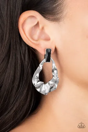 Earrings Metro Meltdown - Black