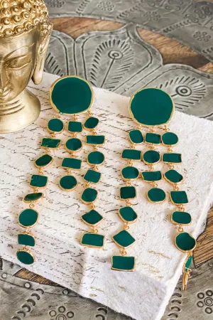 Emerald Green Bazaar Earrings