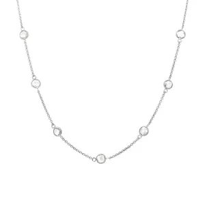 Estate Station Necklace, 18Kt