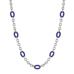 Eternity Signature Link Necklace with Lapis