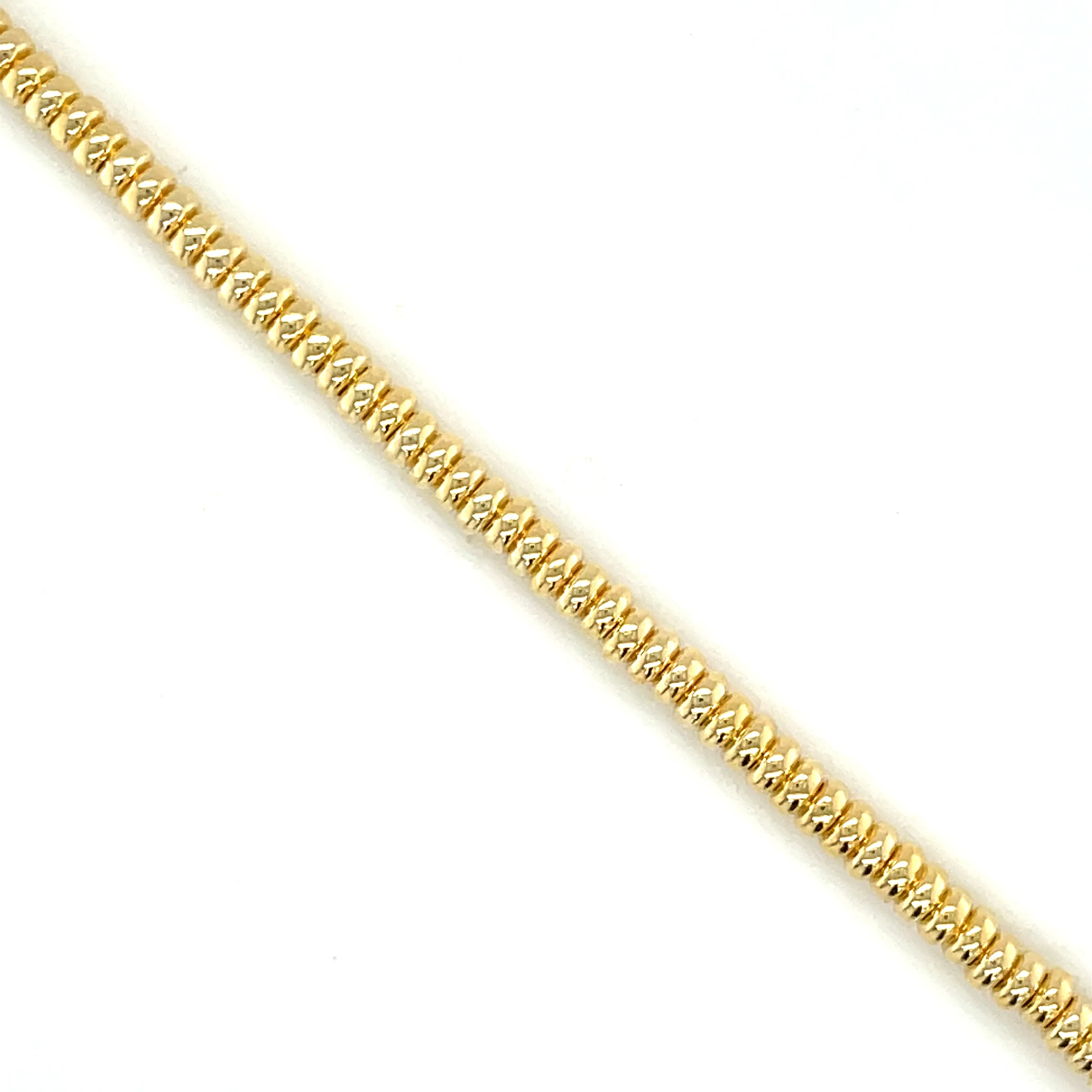 Golden Small Beaded Bracelet