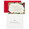 Happy Holidays With Pine Greenery Boxed Holiday Cards, Pack of 40