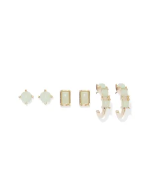 Kelsey Semi Precious Multipack Earrings