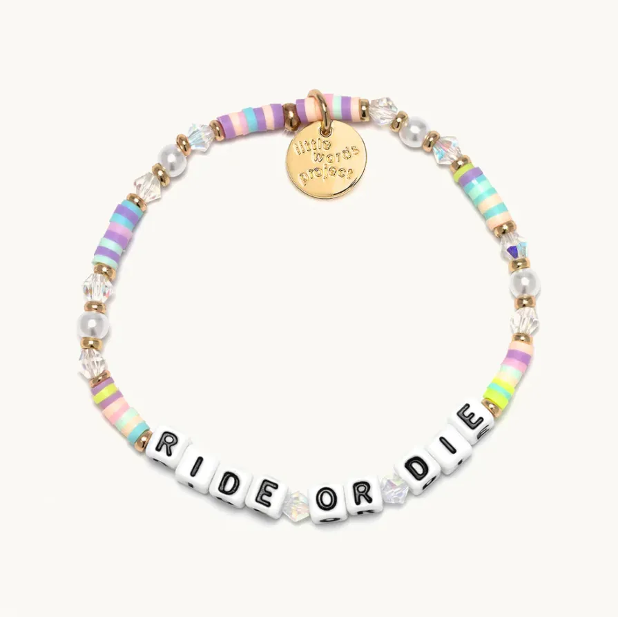 Little Word Project Ride Or Die Bracelet S/M