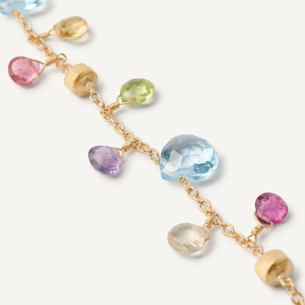 Marco Bicego Paradise 18k Gold Gemstone Bracelet Topaz