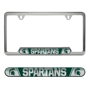 Michigan State Spartans Embossed License Plate Frame, 6.25in x 12.25in