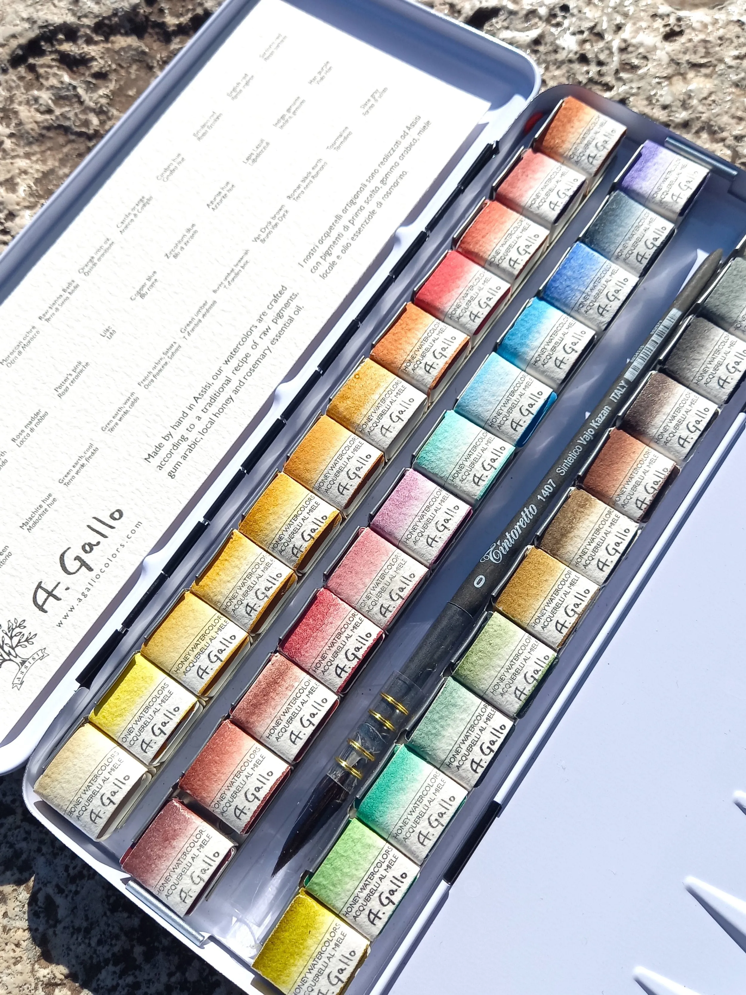 Naturale 36 - Handmade Watercolors Set