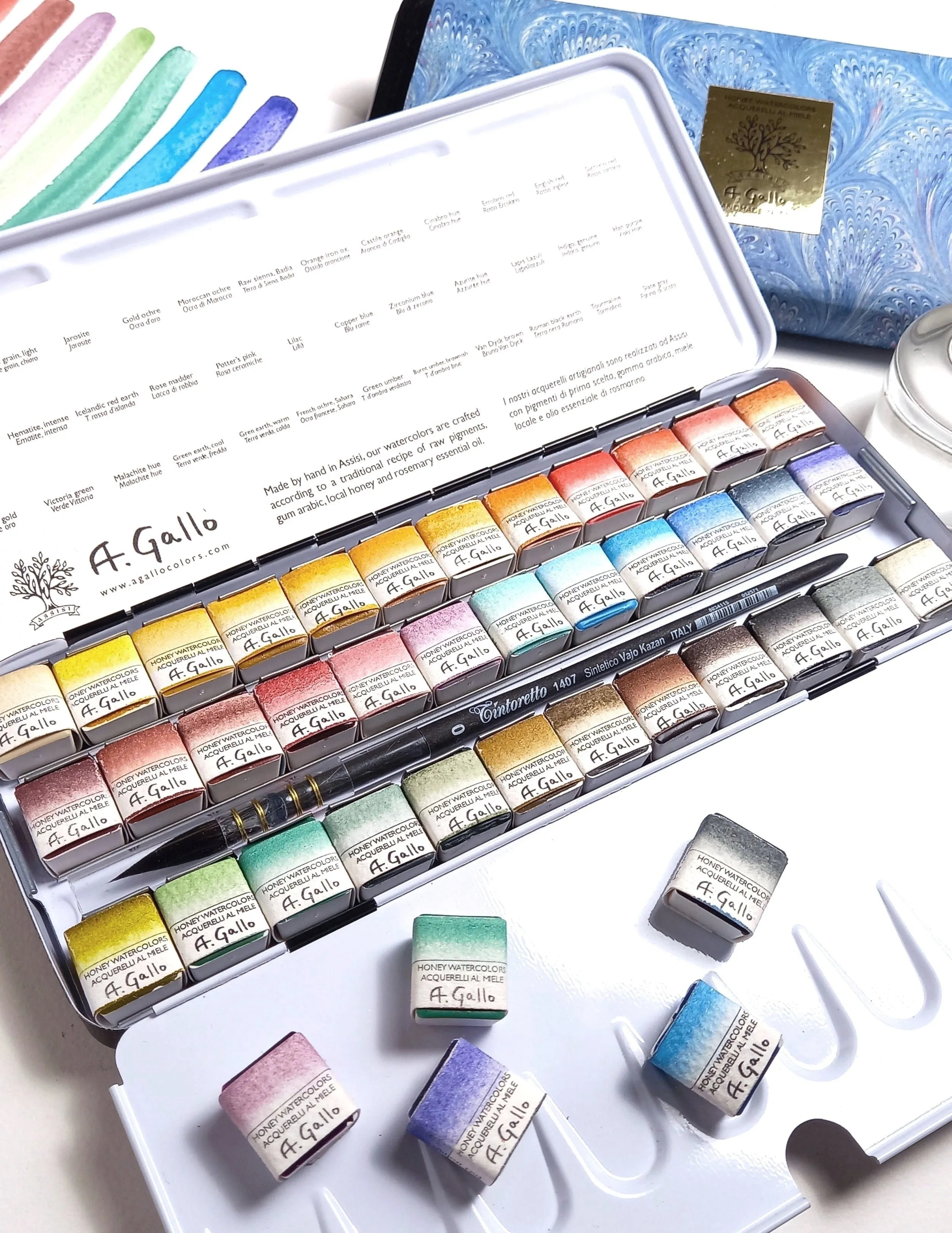 Naturale 36 - Handmade Watercolors Set