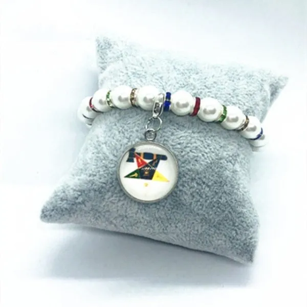 OES Bracelet - Round Charm With Beads