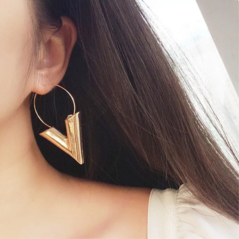 Ornament's Minimalist Jewelry Triangle Earrings