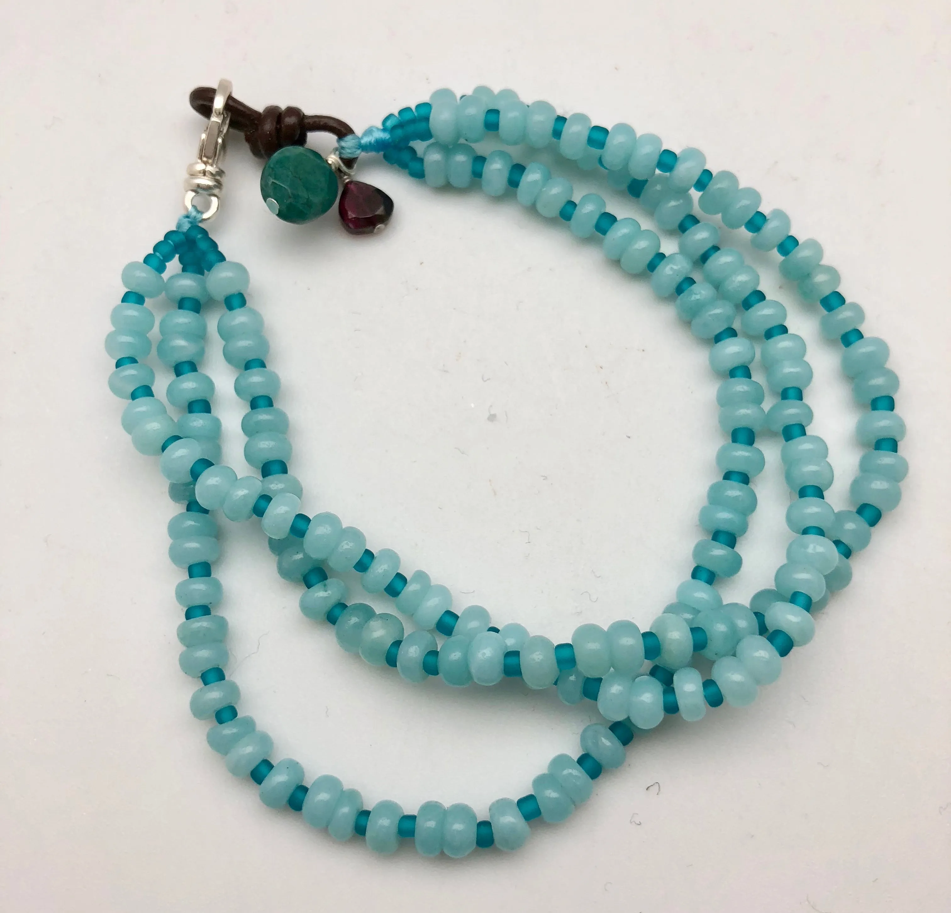 Peyote Bird Own Your Truth Amazonite 3-Strand Bracelet