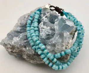 Peyote Bird Own Your Truth Amazonite 3-Strand Bracelet