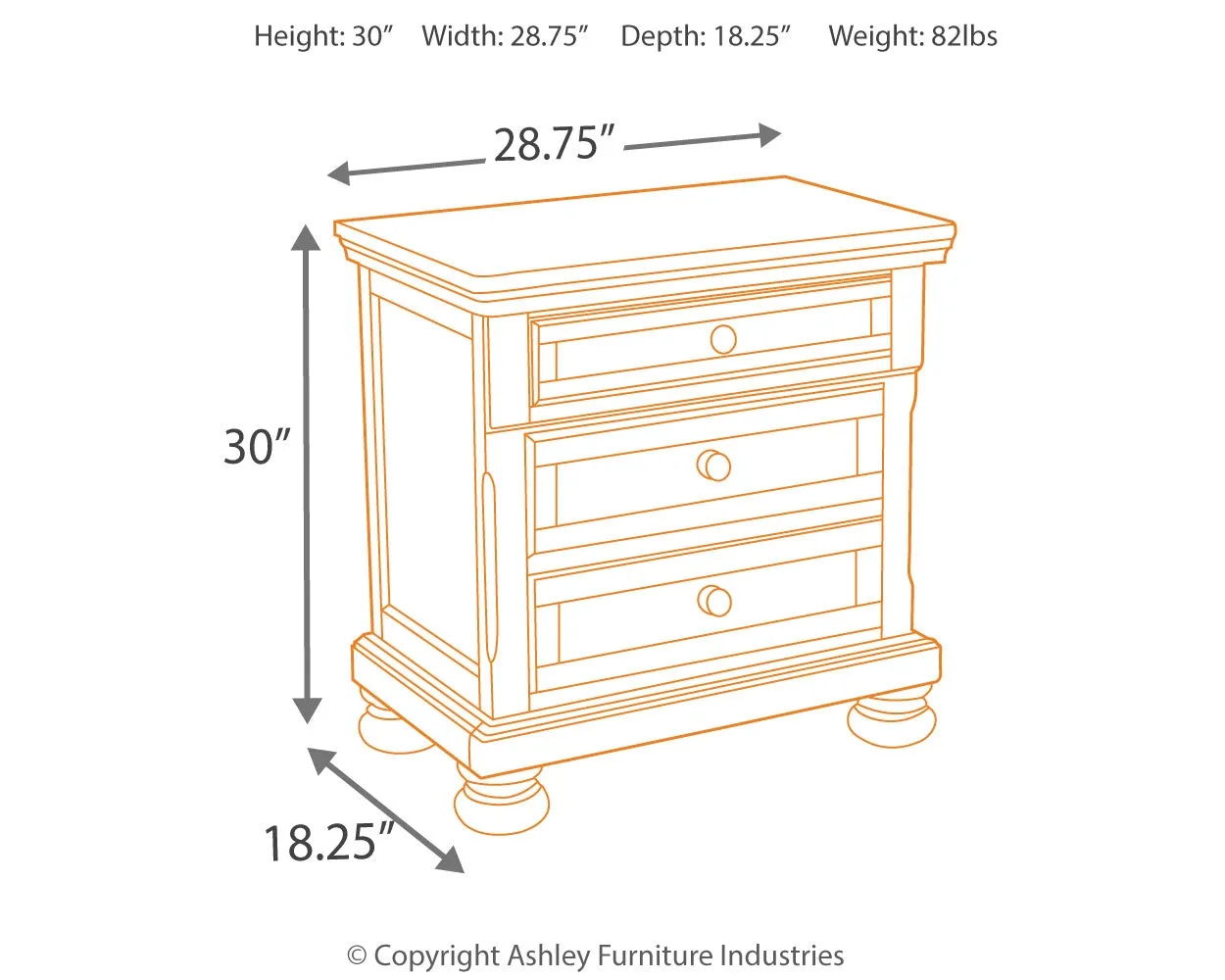 Porter Queen Panel Bed with Mirrored Dresser, Chest and 2 Nightstands