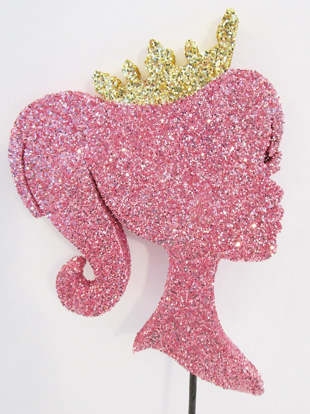 Princess Head Silhouette Styrofoam Cutout