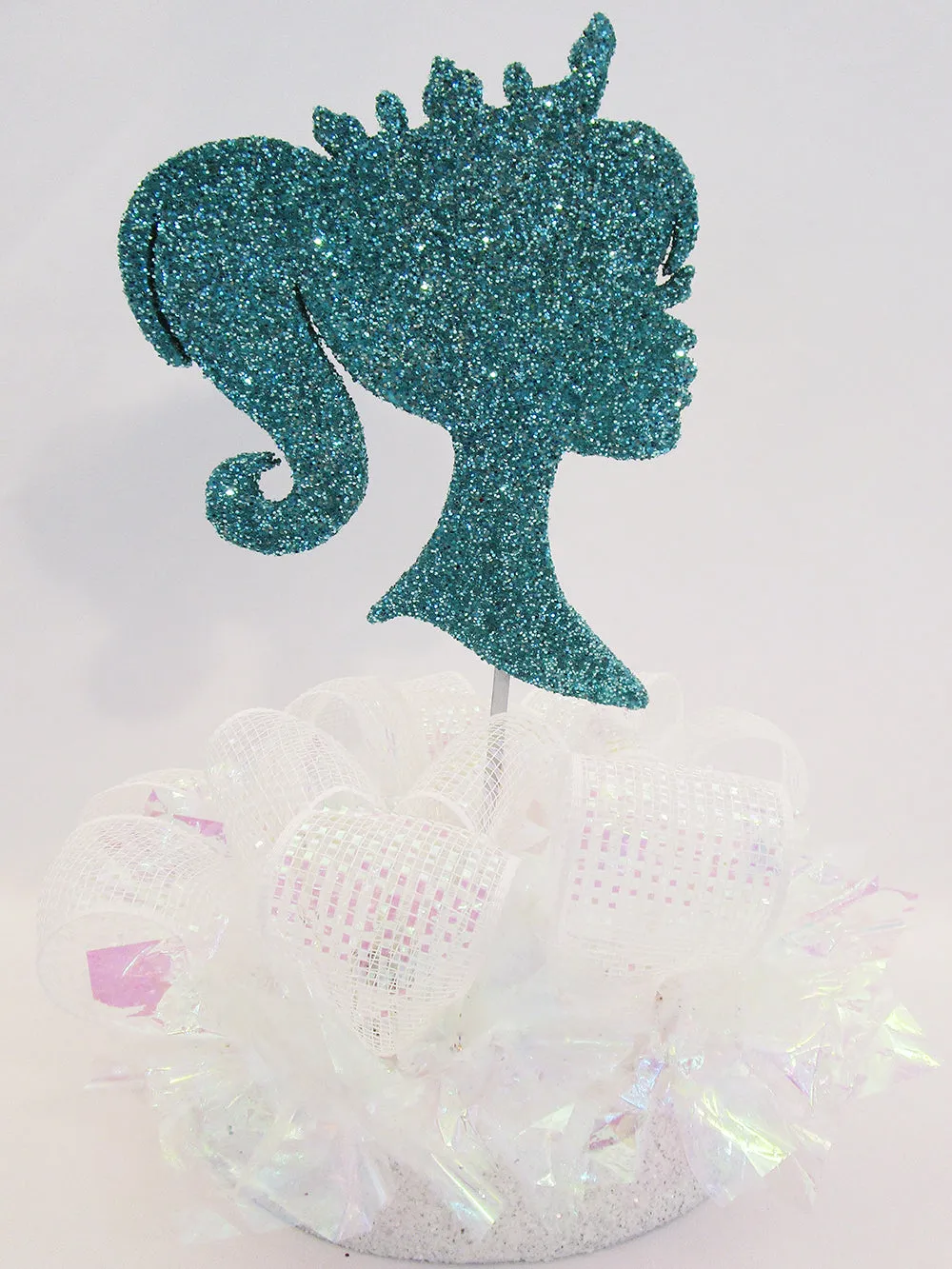 Princess Head Silhouette Styrofoam Cutout