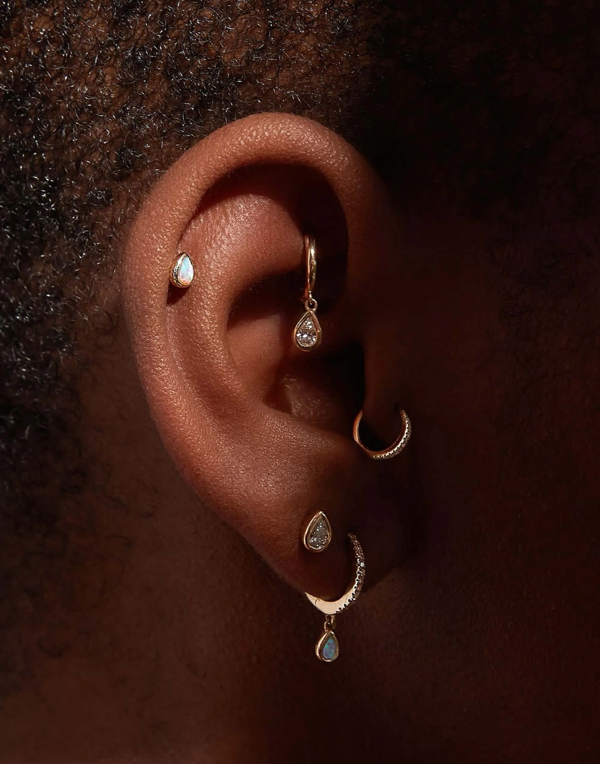 Rain Drop Earring Standard Stud