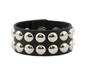 Round Stud Double Row Bracelet