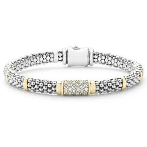 Signature Caviar Diamond Caviar Bracelet | 6mm