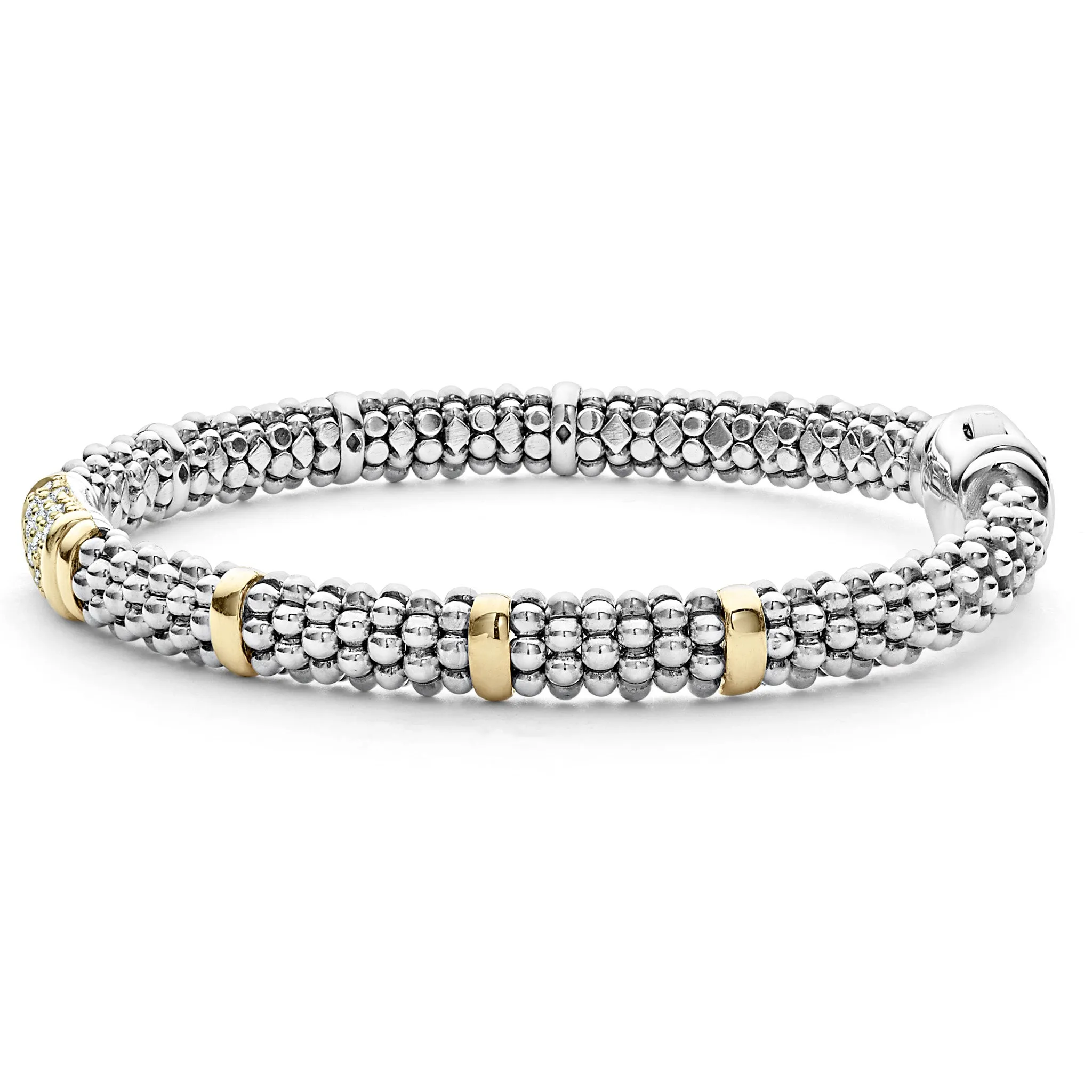 Signature Caviar Diamond Caviar Bracelet | 6mm