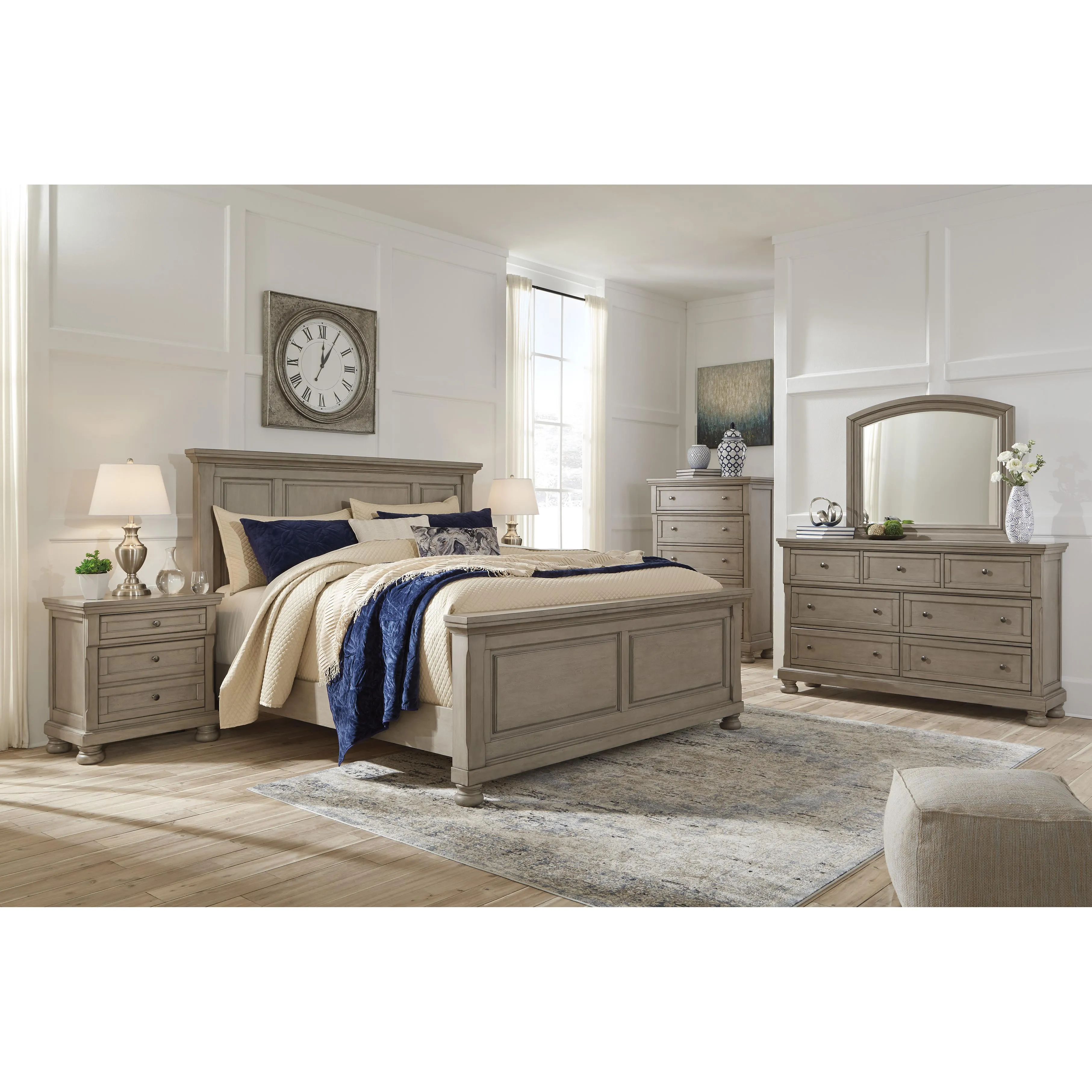 Signature Design by Ashley Lettner California King Panel Bed B733-58/B733-56/B733-94